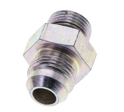 JIC Double Nipple M18 X 1.5 x UNF 3/4''-16 Acier NBR 275bar (3863.75psi)