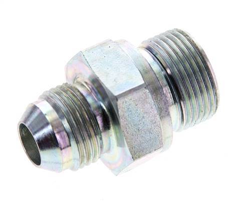 JIC Double Nipple M22 X 1.5 x UNF 3/4''-16 Acier NBR 275bar (3863.75psi)