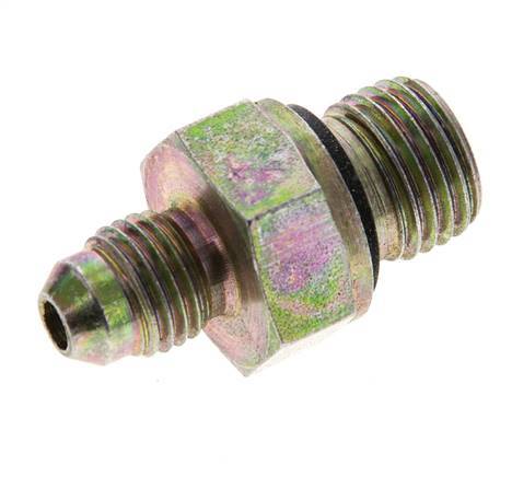 JIC Double Nipple M14 X 1.5 x UNF 7/16''-20 Acier NBR 310bar (4355.5psi)