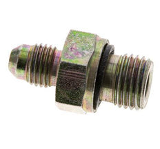 JIC Double Nipple M14 X 1.5 x UNF 7/16''-20 Acier NBR 310bar (4355.5psi)