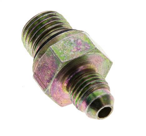JIC Double Nipple M14 X 1.5 x UNF 7/16''-20 Acier NBR 310bar (4355.5psi)