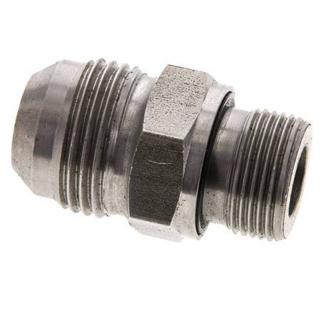 JIC Double Nipple M22 X 1.5 x UN 1-1/16''-12 Acier inoxydable FKM 210bar (2950.5psi)
