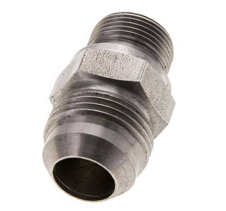 JIC Double Nipple M22 X 1.5 x UN 1-1/16''-12 Acier inoxydable FKM 210bar (2950.5psi)