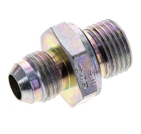 JIC Double Nipple M16 X 1.5 x UNF 9/16''-18 Steel NBR 275bar (3863.75psi)