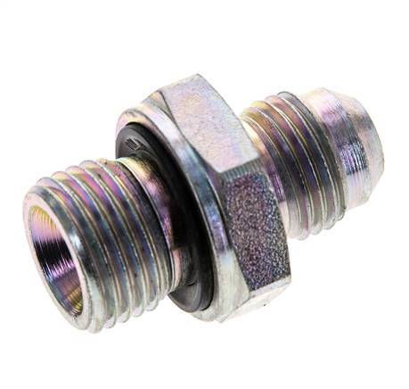 JIC Double Nipple M16 X 1.5 x UNF 9/16''-18 Acier NBR 275bar (3863.75psi)