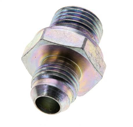 JIC Double Nipple M16 X 1.5 x UNF 9/16''-18 Acier NBR 275bar (3863.75psi)