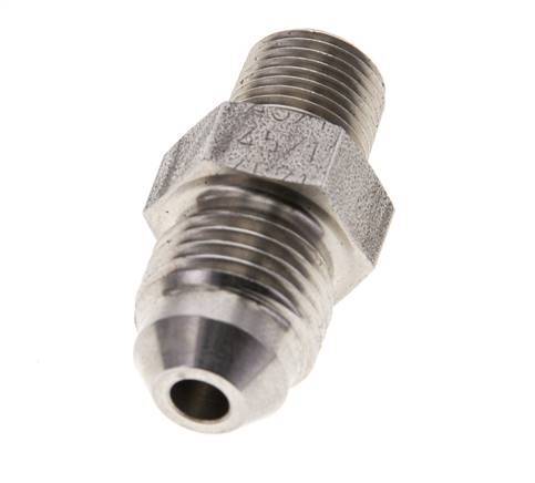 JIC Double Nipple UNF 1/2''-20 x 1/8'' NPT Stainless Steel 275bar (3863.75psi)