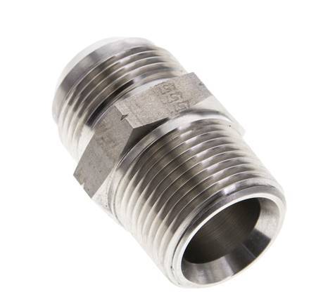 JIC Double Nipple UN 1-5/16''-12 x 1'' NPT Stainless Steel 140bar (1967.0psi)