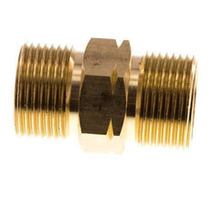 Embout double G3/4'' mâle x mâle gauche Laiton 16bar (224.8psi) 27mm Hex
