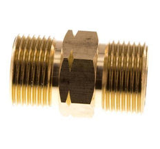 Embout double G3/4'' mâle x mâle gauche Laiton 16bar (224.8psi) 27mm Hex