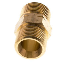Embout double G3/4'' mâle x mâle gauche Laiton 16bar (224.8psi) 27mm Hex