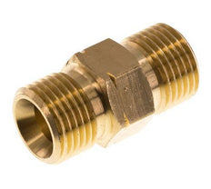 Embout double G1/2'' mâle x mâle gauche Laiton 16bar (224.8psi) 22mm Hex