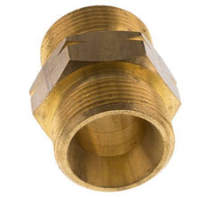 Double Nipple G1 1/4'' Male x Male Left Hand Brass 16bar (224.8psi) 46mm Hex