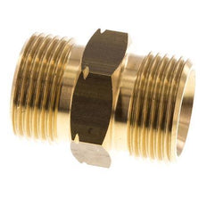 Embout double G1'' mâle x mâle gauche Laiton 16bar (224.8psi) 36mm Hex