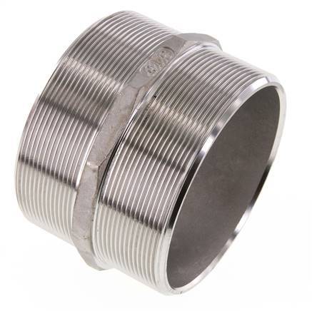 Double embout G4'' en acier inoxydable Joint plat 16bar (224.8psi) 117mm Hex