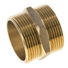Embout double G1 1/2'' Laiton Joint plat 16bar (224.8psi) 48mm Hex