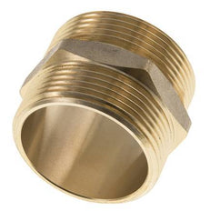 Embout double G1 1/2'' Laiton Joint plat 16bar (224.8psi) 48mm Hex