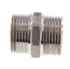 Raccord double G1'' en acier inoxydable Joint plat 16bar (224.8psi) Hexagone 36mm