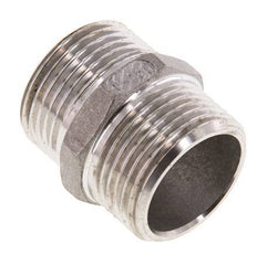Raccord double G1'' en acier inoxydable Joint plat 16bar (224.8psi) Hexagone 36mm