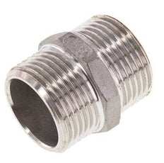 Raccord double G1'' en acier inoxydable Joint plat 16bar (224.8psi) Hexagone 36mm
