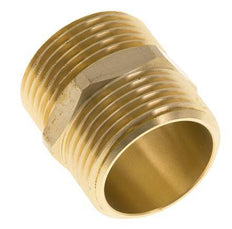 Embout double G1'' Laiton Joint plat 16bar (224.8psi) 33mm Hex