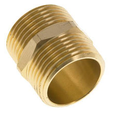Embout double G1'' Laiton Joint plat 16bar (224.8psi) 33mm Hex