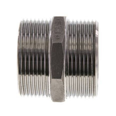 Embout double G1 1/2'' en acier inoxydable Joint plat 16bar (224.8psi) 51mm Hex