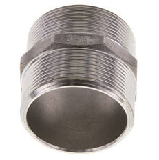 Raccord double G2'' en acier inoxydable Joint plat 16bar (224.8psi) Hexagone 62mm