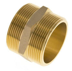 Embout double G2'' laiton joint plat 16bar (224.8psi) 60mm Hex