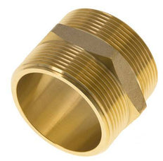 Embout double G2'' laiton joint plat 16bar (224.8psi) 60mm Hex