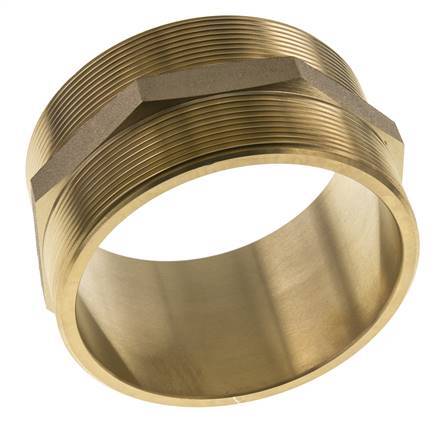 Embout double G4'' Laiton Joint plat 16bar (224.8psi) 114mm Hex