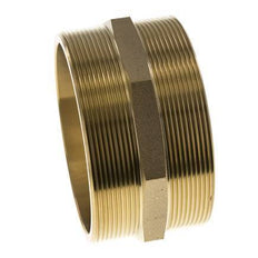 Embout double G4'' Laiton Joint plat 16bar (224.8psi) 114mm Hex