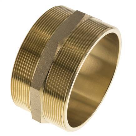 Embout double G4'' Laiton Joint plat 16bar (224.8psi) 114mm Hex