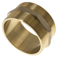 Embout double G4'' Laiton Joint plat 16bar (224.8psi) 114mm Hex