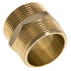 Embout double G1 1/4'' Laiton Joint plat 16bar (224.8psi) 42mm Hex