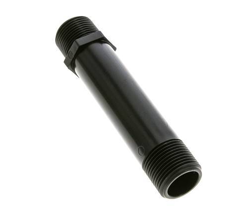 Tube fileté G1'' Polypropylène (pp) 10bar (140.5psi) FDA 36mm Hex