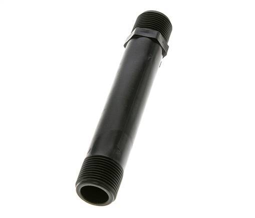 Tube fileté G3/4'' Polypropylène (pp) 10bar (140.5psi) FDA 27mm Hex