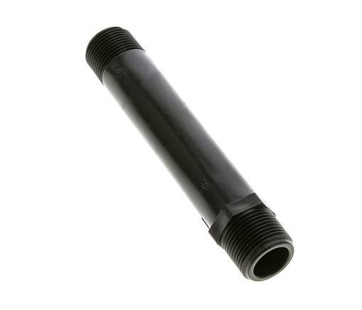 Tube fileté G3/4'' Polypropylène (pp) 10bar (140.5psi) FDA 27mm Hex