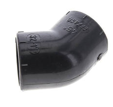 45deg Angled Fitting Rp1'' Female PVC-U 16bar (224.8psi) EN 1452-3 [2 Pieces]