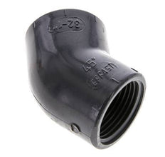 45deg Angled Fitting Rp1'' Female PVC-U 16bar (224.8psi) EN 1452-3 [2 Pieces]