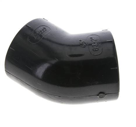 Raccord coudé 45deg Rp2'' Femelle PVC-U 16bar (224.8psi) EN 1452-3