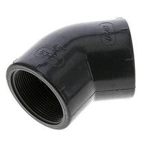 Raccord coudé 45deg Rp2'' Femelle PVC-U 16bar (224.8psi) EN 1452-3