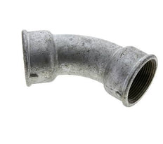 Raccord coudé 45deg Rp1 1/2'' Femelle Fonte 25bar (351.25psi)
