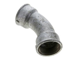 Raccord coudé 45deg Rp1 1/2'' Femelle Fonte 25bar (351.25psi)