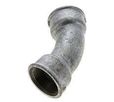 Raccord coudé 45deg Rp1 1/2'' Femelle Fonte 25bar (351.25psi)