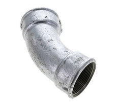 45deg Angled Fitting Rp2'' Female Cast Iron 25bar (351.25psi)