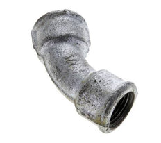 45deg Angled Fitting Rp1/2'' Female Cast Iron 25bar (351.25psi) [2 Pieces]