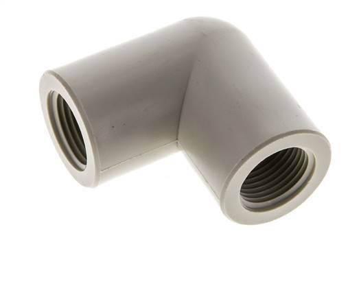 90deg Angled Fitting G3/8'' Female Polypropylene (pp) 10bar (140.5psi) FDA