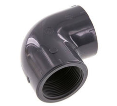 Raccord coudé 90deg Rp1 1/2'' Femelle PVC-U 16bar (224.8psi) EN 1452-3