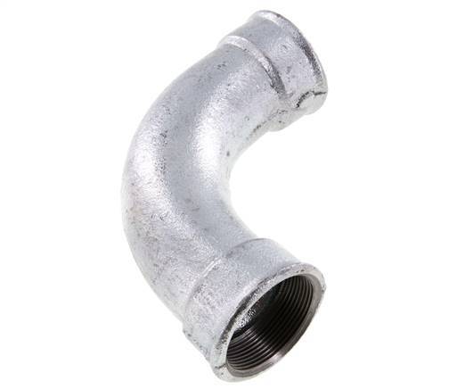 Raccord coudé 90deg Rp2'' Femelle Long Fonte 25bar (351.25psi)